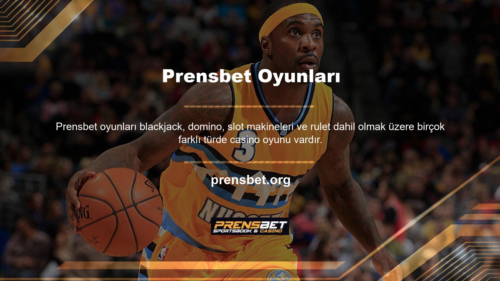 Prensbet, çok çeşitli casino oyunları sunan ünlü bir web sitesidir